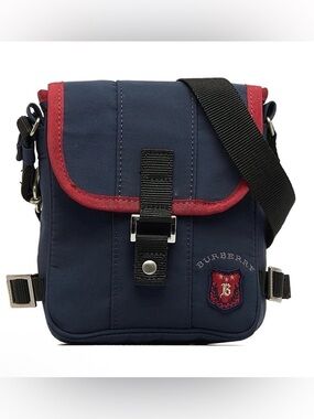 Burberry London Nylon Mini Bag 6" X
6.5 X 2" EUC